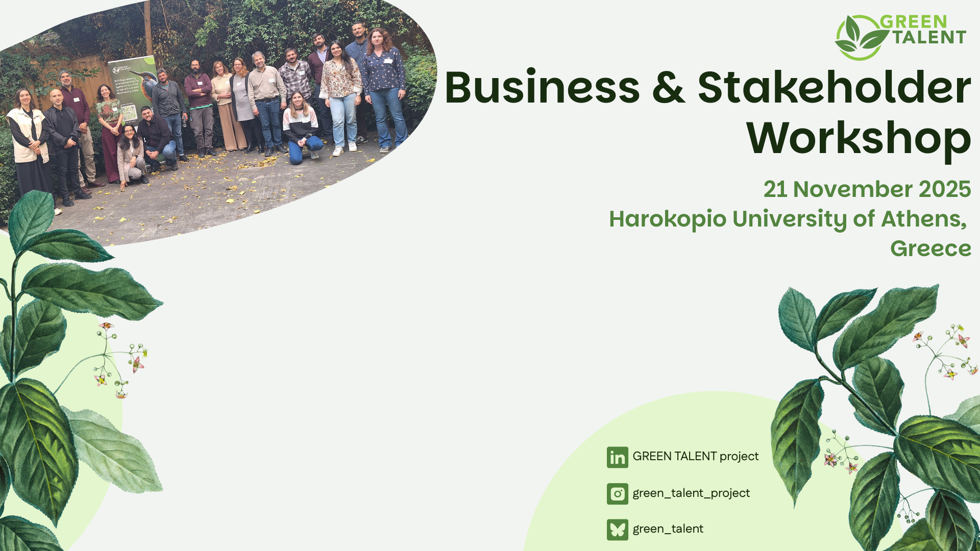 Featured image for: Green Talent held its Business & Stakeholder Workshop: highlights & important takeaways from the event