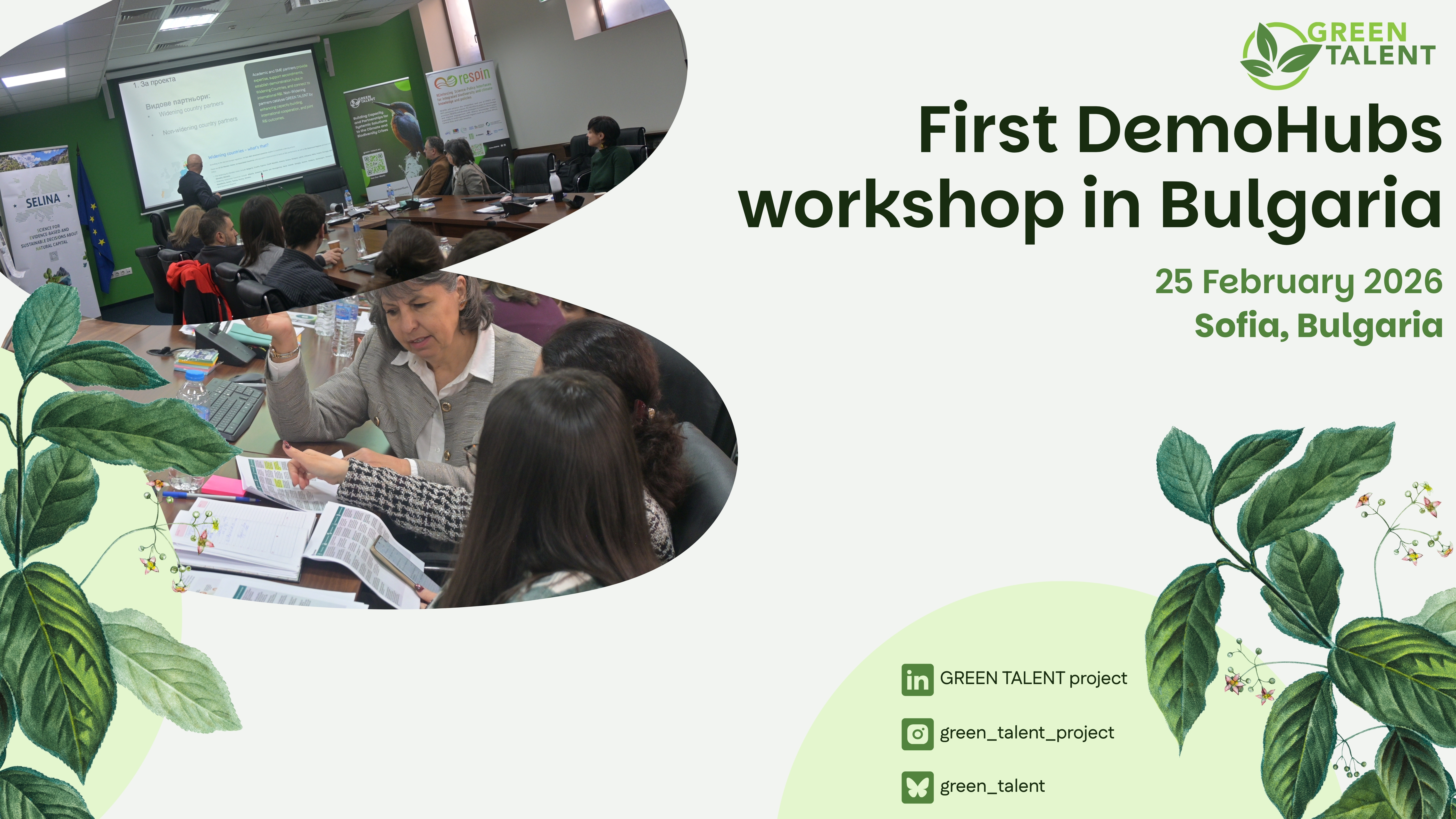 Featured image for article: Green Talent DemoHubs workshop explores Bulgaria’s role in global biodiversity and climate science initiatives