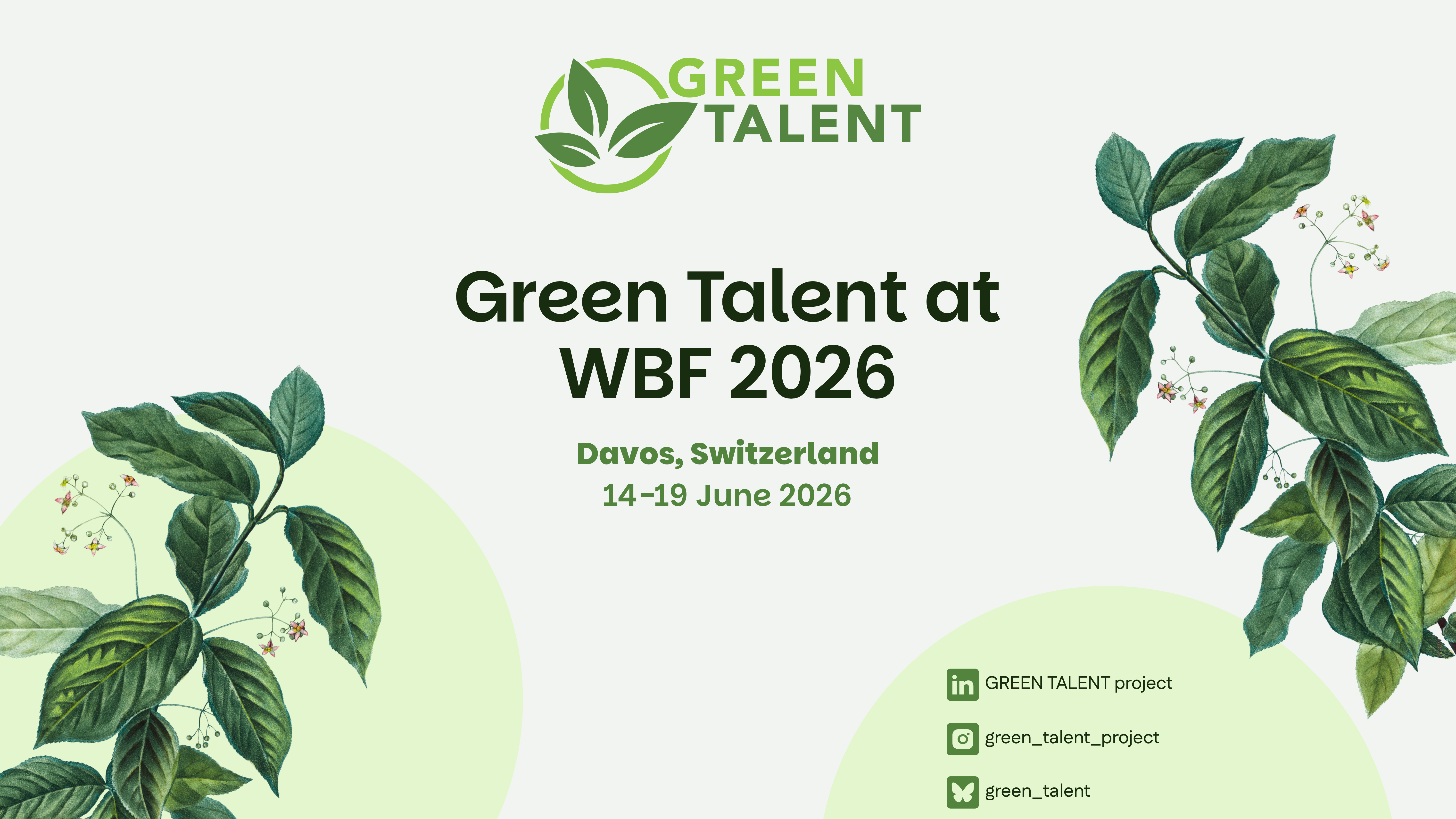 Featured image for article: Green Talent attended the World Biodiversity Forum in 2026