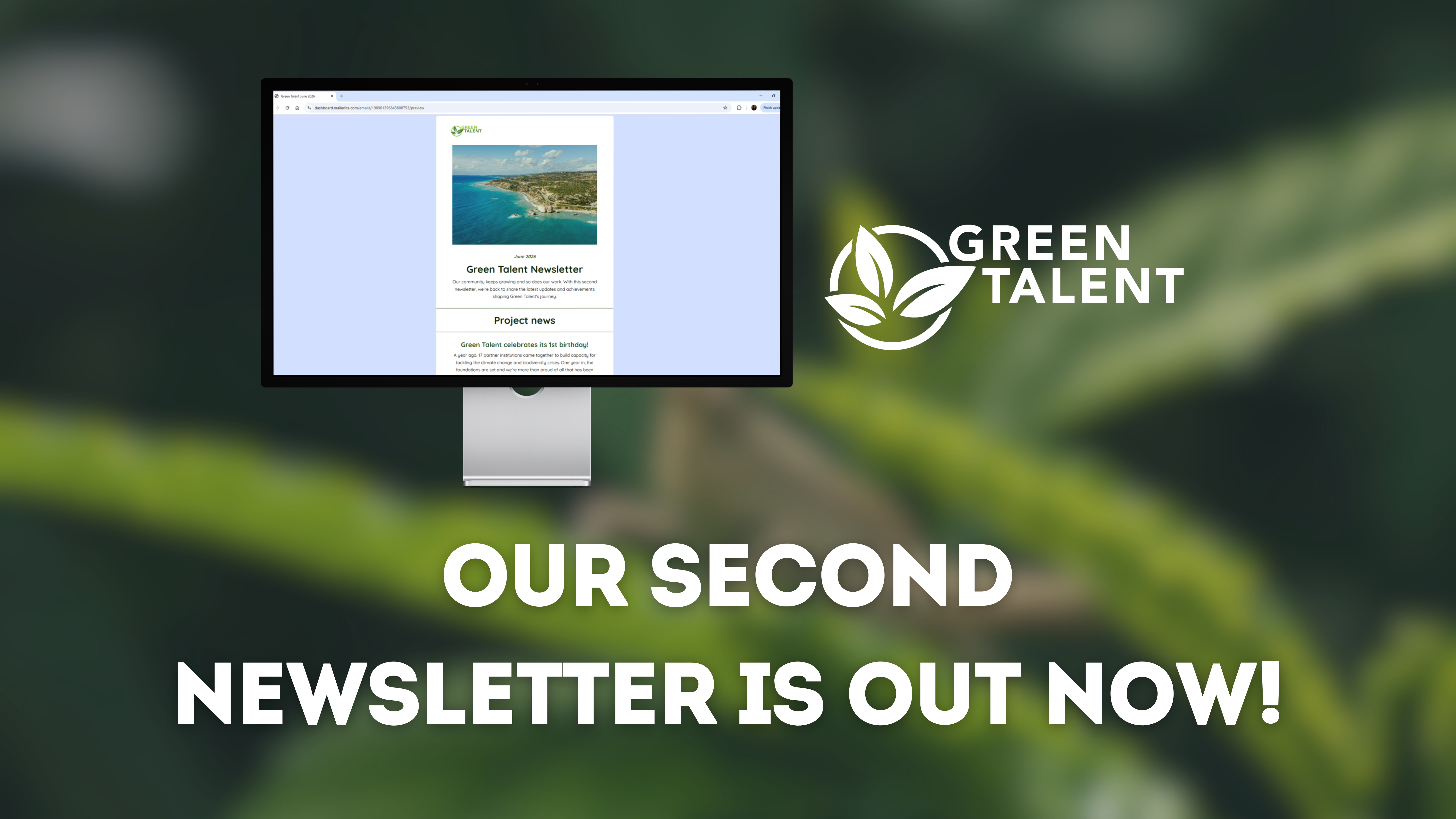 Featured image for article: The second issue of Green Talent’s bi-annual newsletter is out